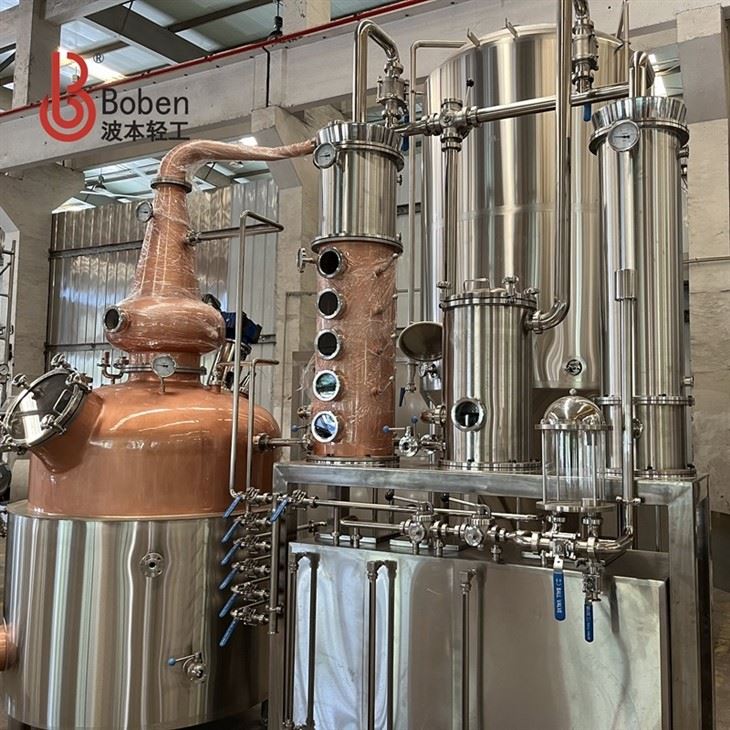 1000 Litre Bain Marie 4 Plate Column Multi Spirit Pot Still