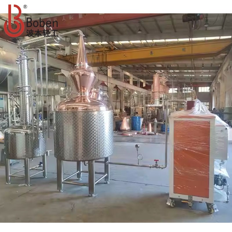 500L Copper Pot Still Essential Oil Distillation Equipment 500L Copper Pot Still Essential Oil Distillation Equipment