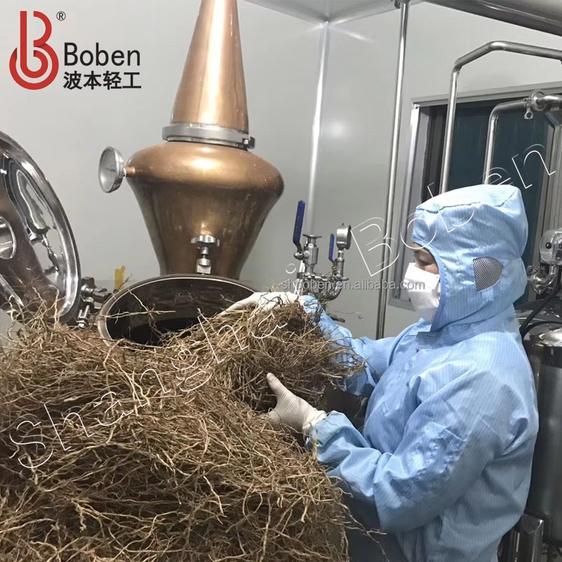 500L Copper Pot Still Essential Oil Distillation Equipment 500L Copper Pot Still Essential Oil Distillation Equipment